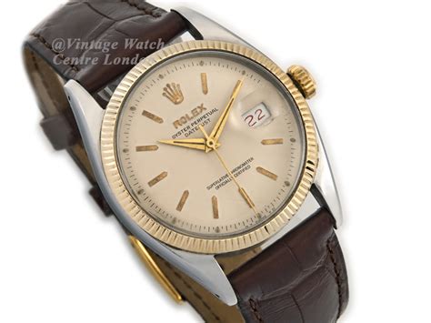 rolex oyster datejust leather strap|vintage Rolex Datejust leather strap.